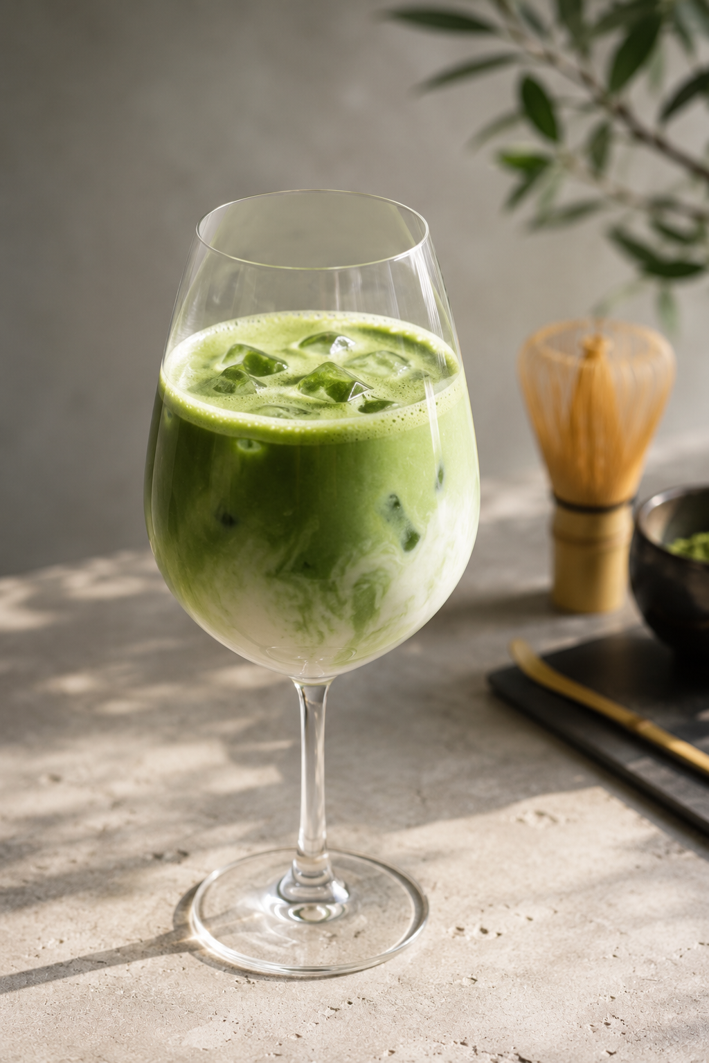 Matcha & Hojicha Latte